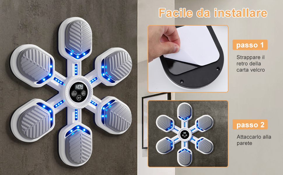 Bluetooth Wall-Mounted Boxing Machine with Music - 9 Modes, Electronic Punching Bag for Kids & Adults