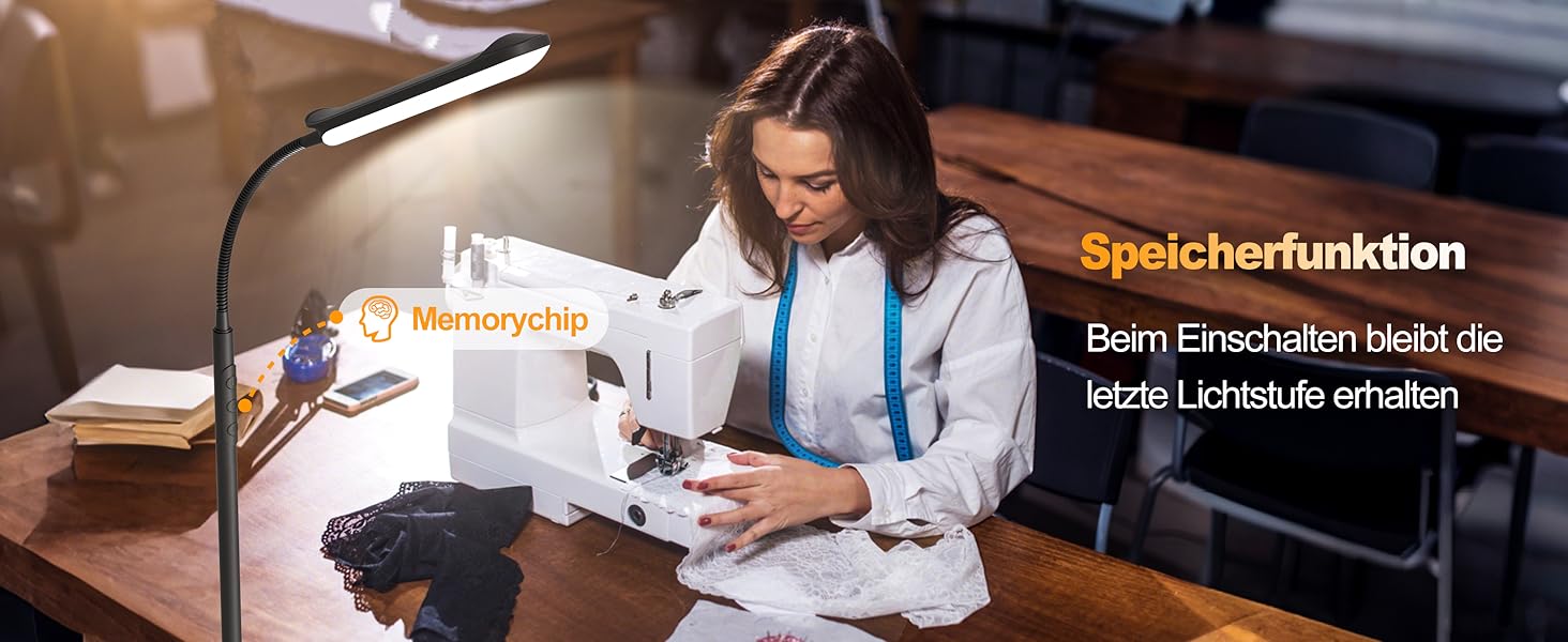 LED-стельова лампа Marctronic для вітальні, диммування, регулювання висоти, 18W, 1800LM, з пультом та сенсором, сучасний дизайн, для офісу, спальні (чорний)