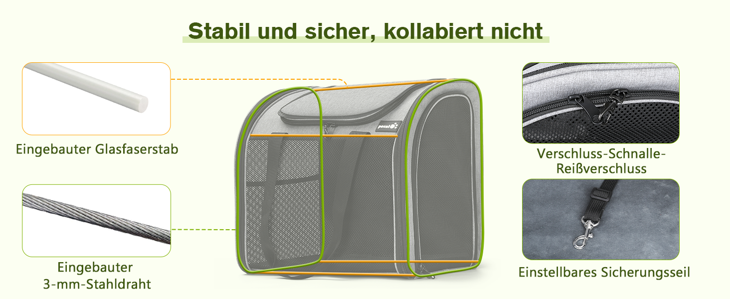 Рюкзак для собак та котів Pecute: переноска для 2 котів або 1 собаки, сірий