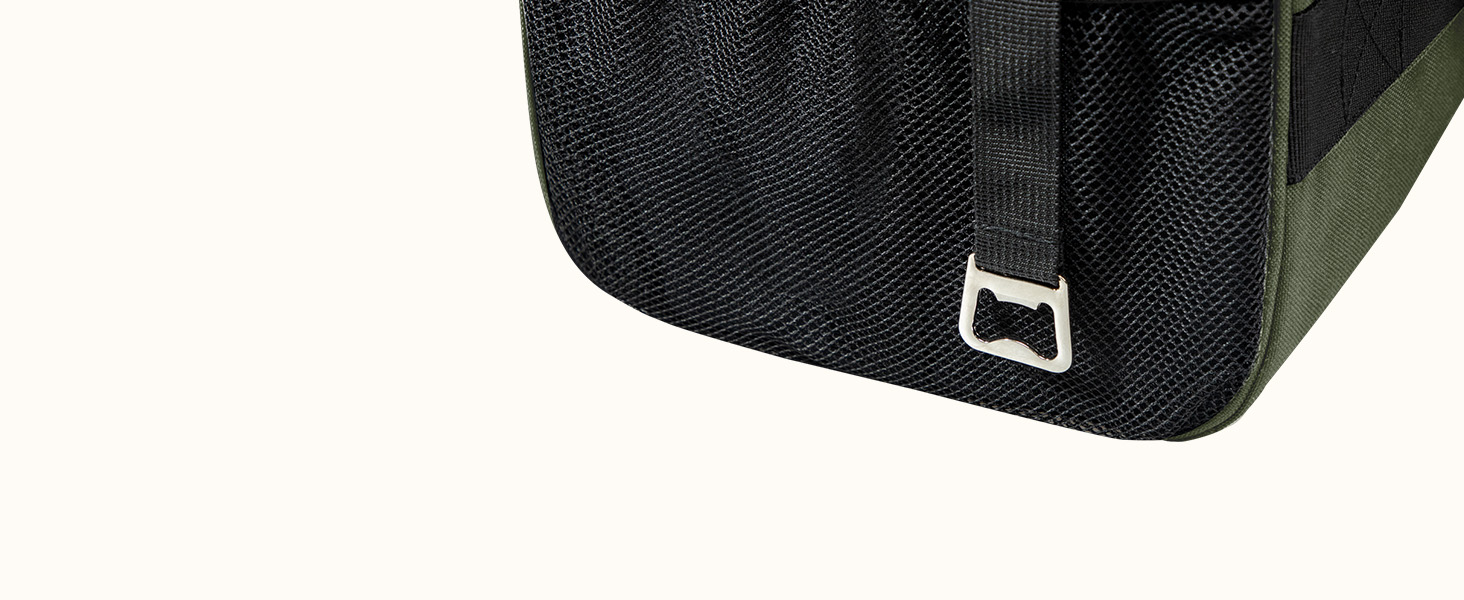 Термосумка LifeWit 30L, 32 банки, зелена: для пікніка, пляжу, роботи, подорожей