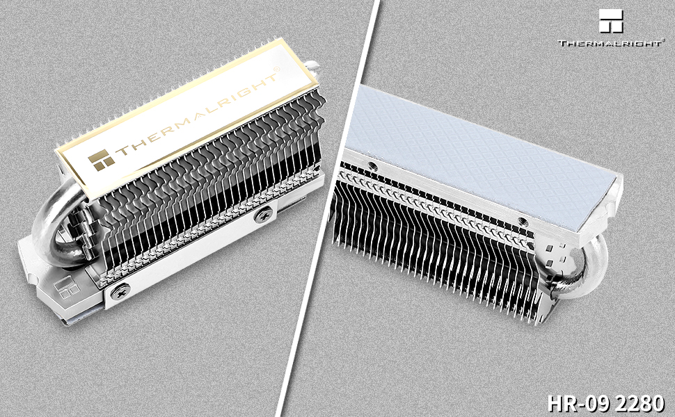 Радіатор охолодження SSD Thermalright HR-09 для M.2 NVMe SSD - двосторонній з термопадом