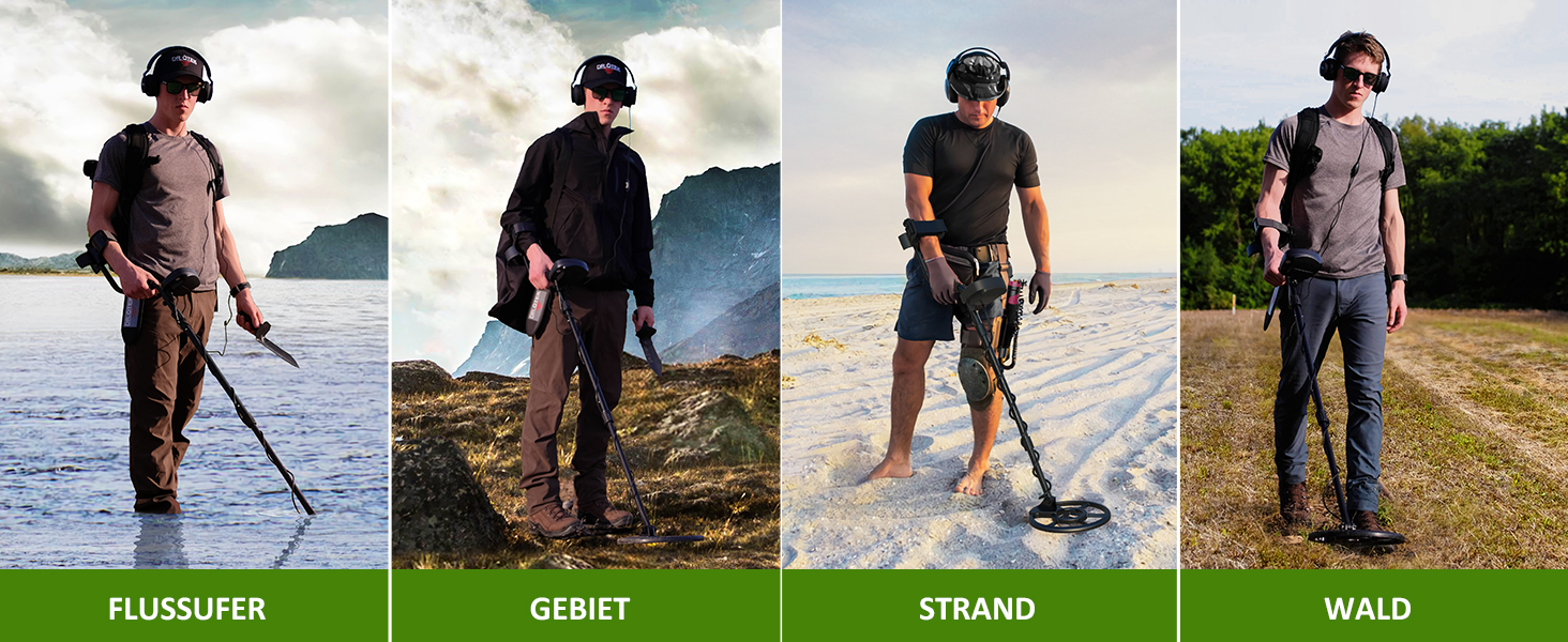 Металодетекторний набір для дорослих: професійний детектор з LCD дисплеєм