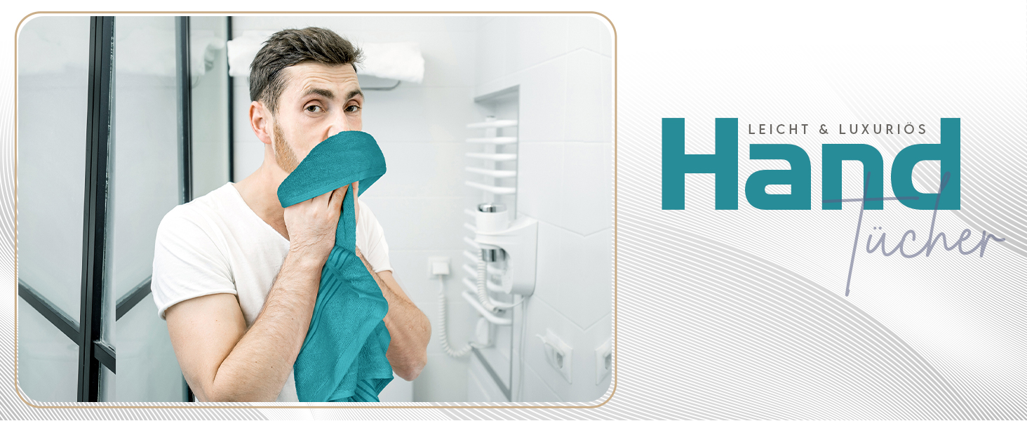 Рушники Utopia, бавовна, 700 г/м², 6 шт. (Турквіс)