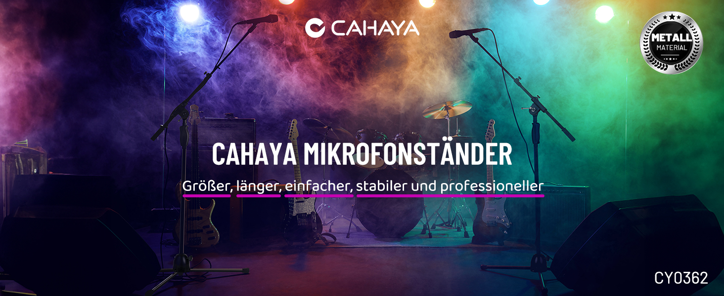 Підставка для мікрофона 2-в-1 CAHAYA CY0239 з гачком, сумка та кліпси, чорна. Підходить для сцени, живої трансляції