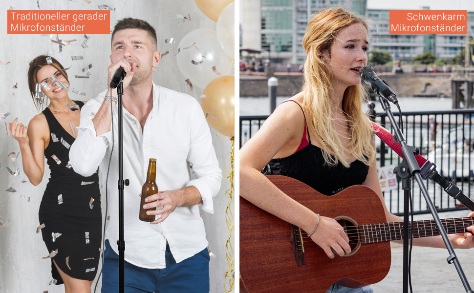 Стійка для мікрофона Cahaya CY0239: металева, портативна, з чохлом для вокалу, виступів, весіль та вулиці