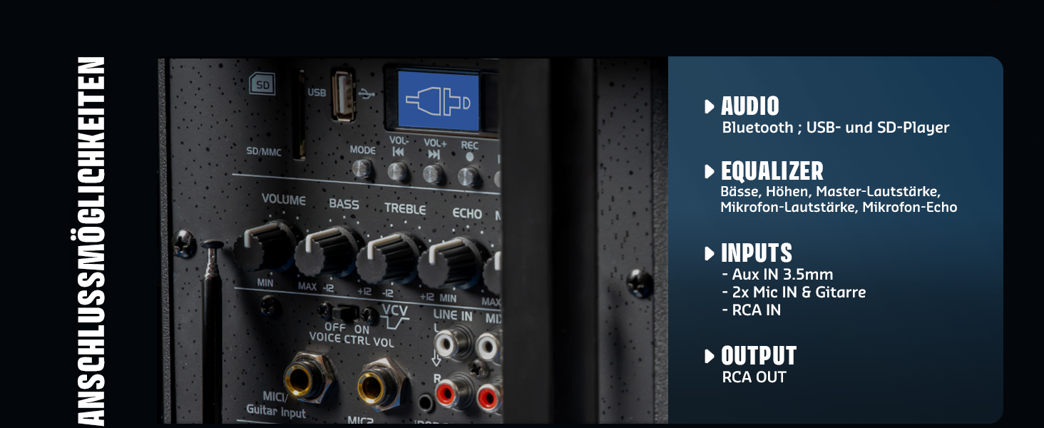 Портативна акустика Ibiza PORT12VHF-BT 12