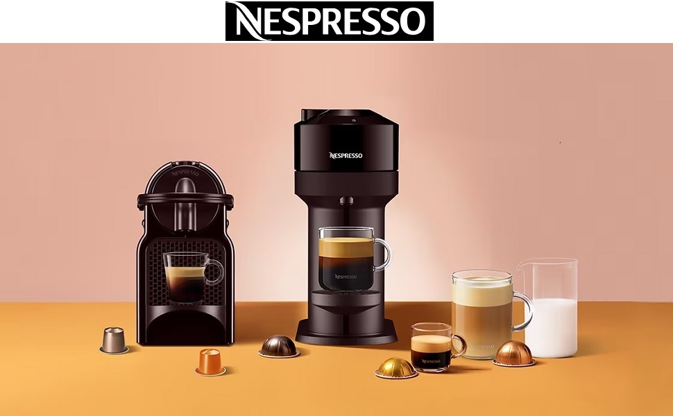 Nespresso De'Longhi CitiZ Platinum EN220.T, Capsule Coffee Machine, 4 Cup Sizes, 19 bar, 1260 W, Titanium