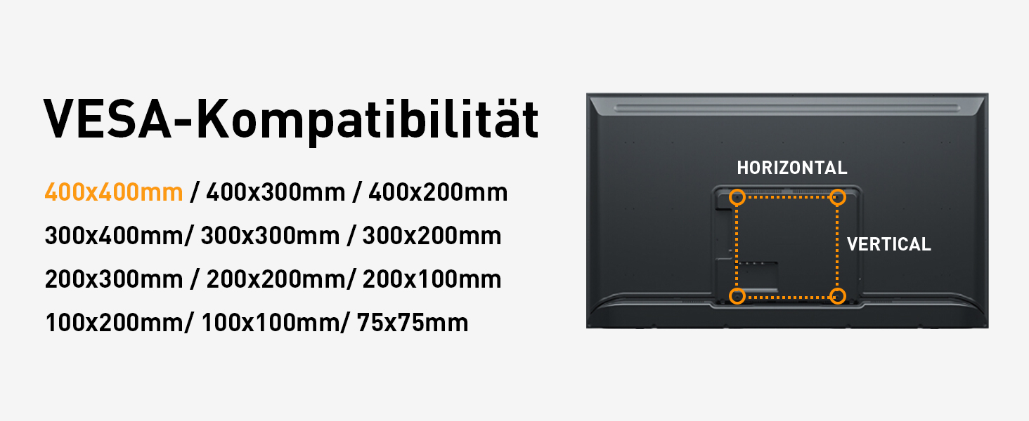 Підставка для телевізора Perlegear: поворотна, для OLED/LCD/LED, 26-60 дюймів, до 40 кг, VESA 400x400 мм, регулювання висоти