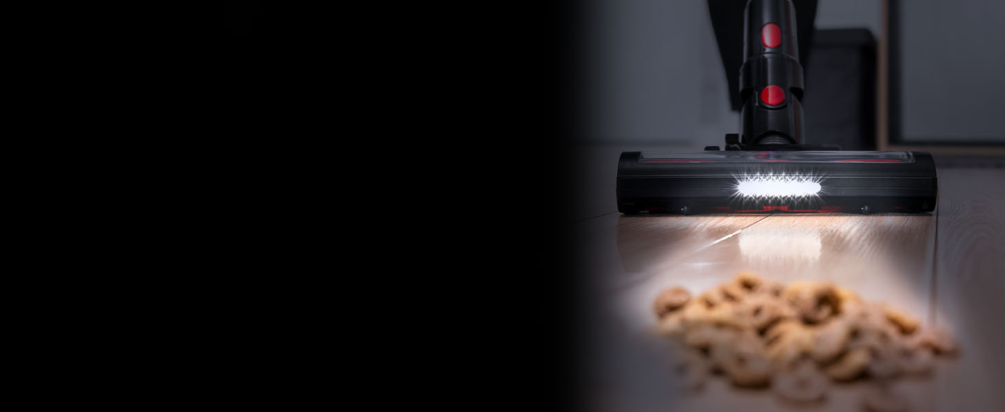 Акумуляторний пилосос LEHMANN 3-в-1: бездротовий, з HEPA-фільтром, LED-щіткою, для прибирання шерсті тварин, килимів та авто. Час роботи: 45 хв, об'єм контейнера: 1,8 л.