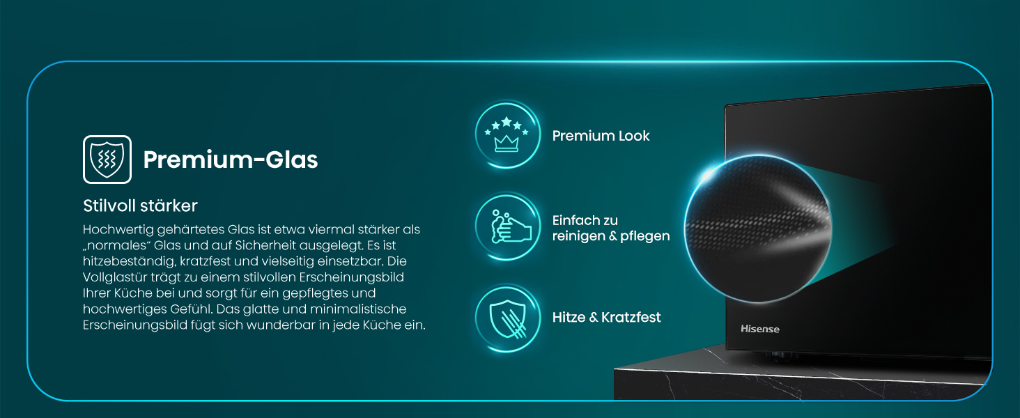 Мікрохвильова піч Hisense H20MOBS4HI 20 л з InverterTech, керамічним покриттям та дитячим блокуванням (чорний)