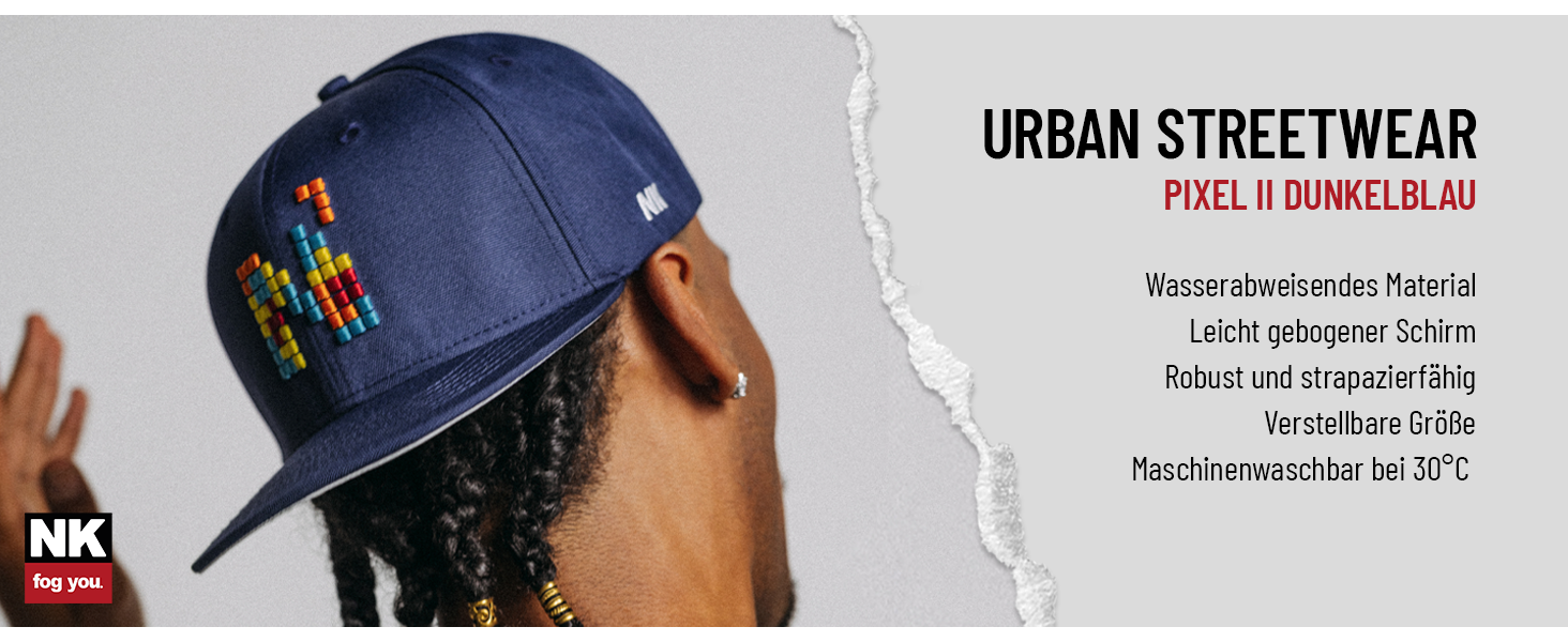 Кепка Nebelkind Snapback з принтом Pixel, універсальний розмір, регульована, чоловіча/жіноча, високої якості, трендова, стиль Streetwear, бейсболка з прямим козирком, ретро, блакитна