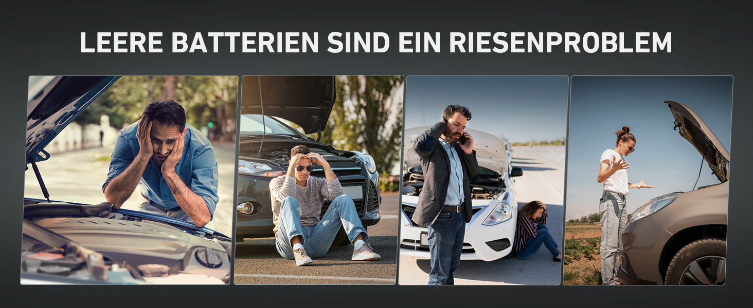 Powerbank AstroAI B8 для автомобіля: пускова станція, 1500A, 7.0L бензин/5.5L дизель, LED, QC 3.0 USB, 12V