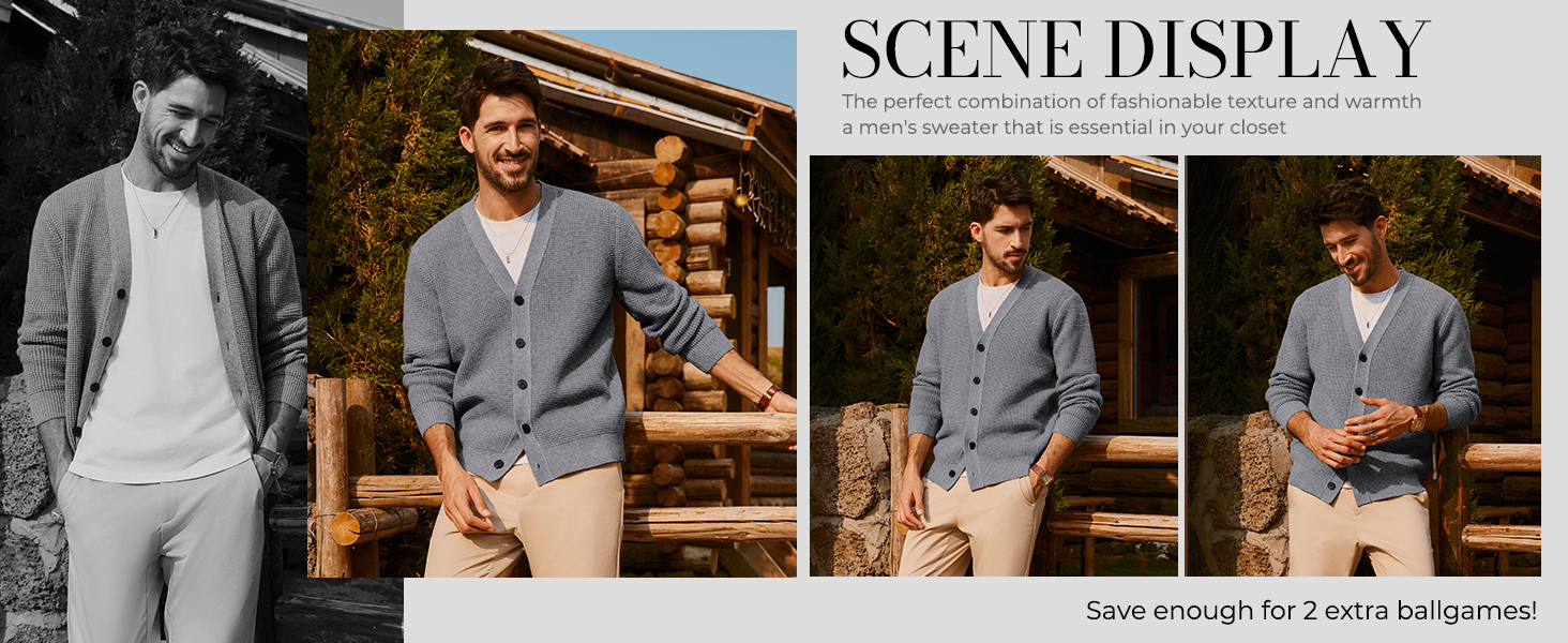 Чоловічий кардиган PJ PAUL JONES з в'язаним візерунком