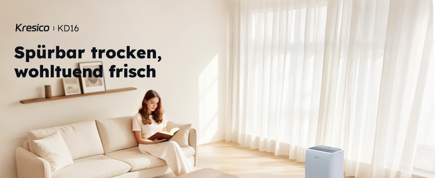 Електричний осушувач повітря 50 л/24 год, для підвалу та приміщень до 320 м³/125 м², таймер, шланг для відведення конденсату, фільтр, 10 років гарантії. Модель Gar (16 л/24 год.)