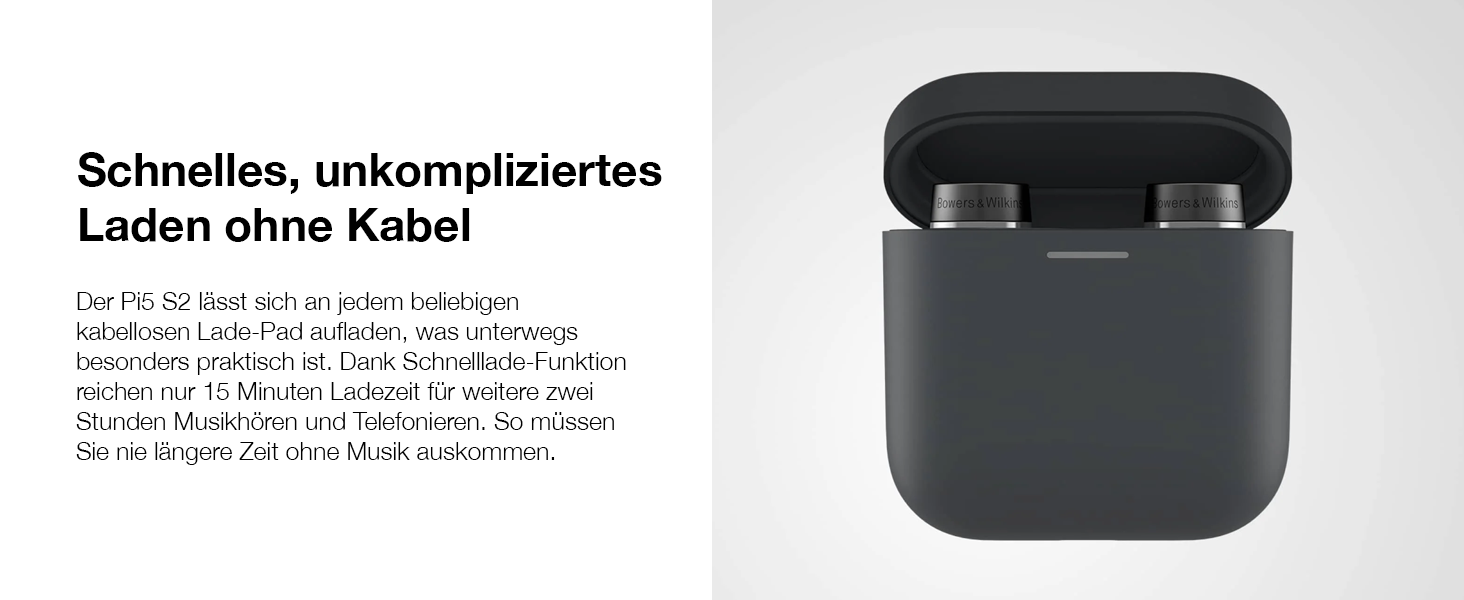 Навушники Bowers & Wilkins Pi5 S2 Storm Grey: бездротові, Bluetooth, ANC, aptX, мікрофон