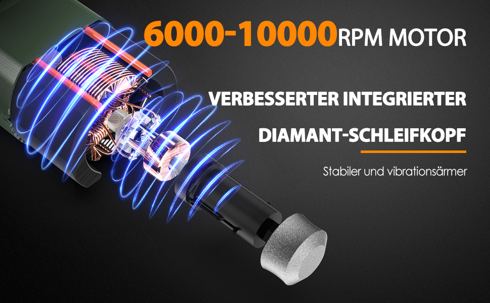 Шліфувальник для собак Profi Krallenschleifer: 3 швидкості, LED-підсвічування, тихий, перезаряджається, для великих, середніх та малих собак