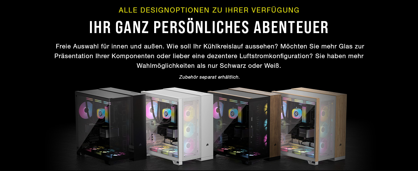 Корпус ПК CORSAIR 6500D Airflow: Mid-Tower ATX, без вентиляторів, чорний