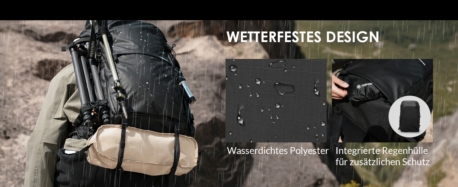 Рюкзак для фотоапарата TARION: водонепроникний, 35L, з відділенням для 16