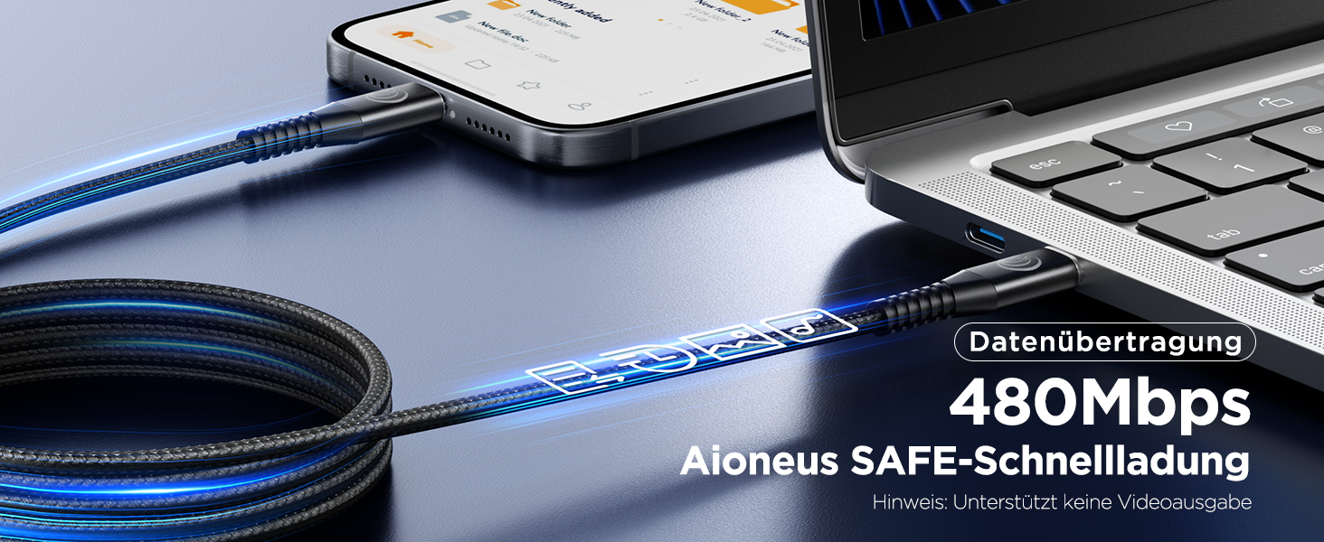 Кабель USB-C на USB-C [2 шт. 2м+2м] 100W, 5A, PD, для iPhone, Samsung, iPad, MacBook, Pixel, Switch. Чорний