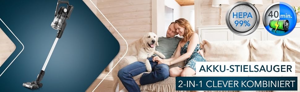 Акумуляторний пилосос Trotec VC 155 E – 2-в-1 ручний бездротовий пилосос – 25,2 В Li-Ion акумулятор, 150 Вт, без мішка, антрацит