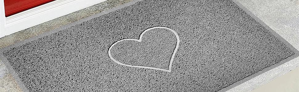 Килимок Nicoman Star з зірковим візерунком (для внутрішнього та зовнішнього використання), сірий, 60x40 см