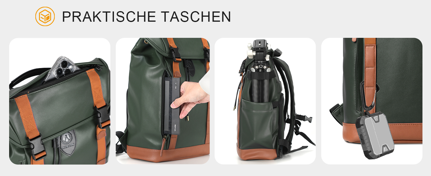 Рюкзак для камери Tarion: водонепроникний, з відділенням для 14