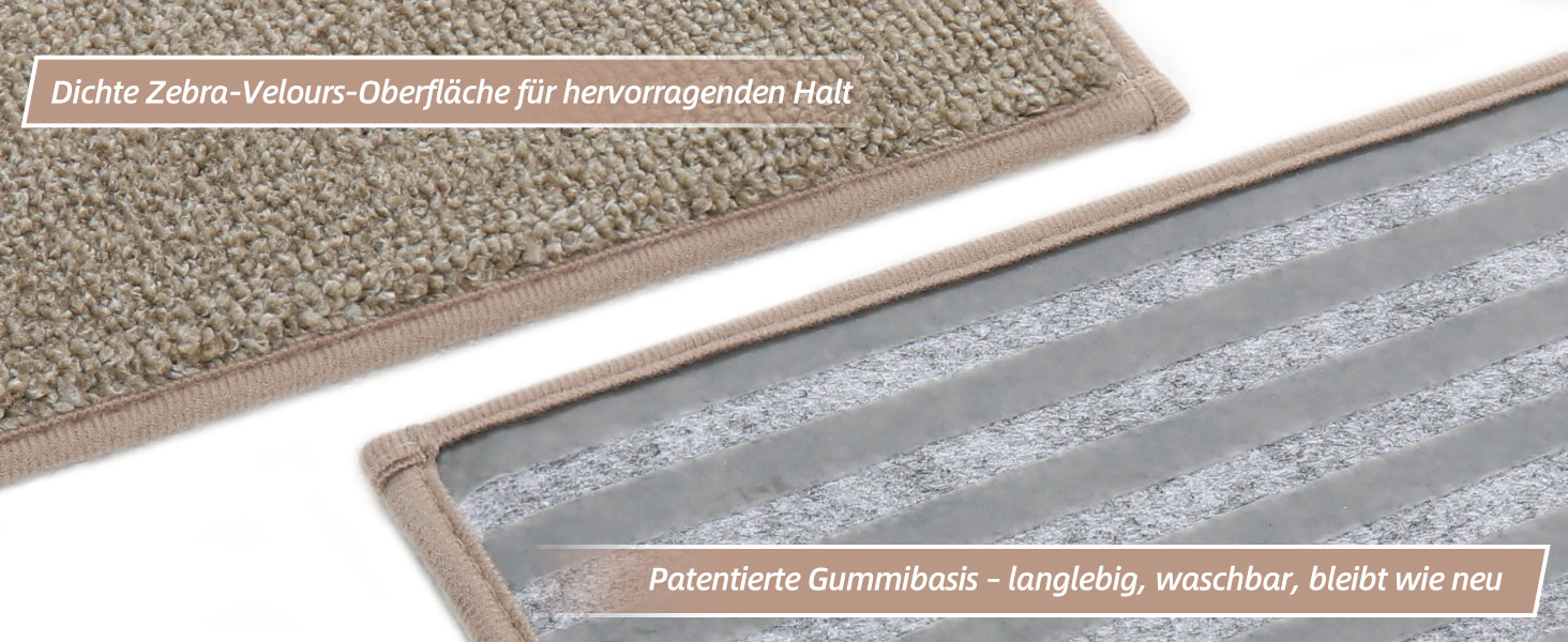 Ковзаючі сходи COSY HOMEER, 15 шт., 70x22 см, самоклеючі, машинне прання, 100% поліестер, TPE-підкладка, для дітей, літніх людей та домашніх тварин