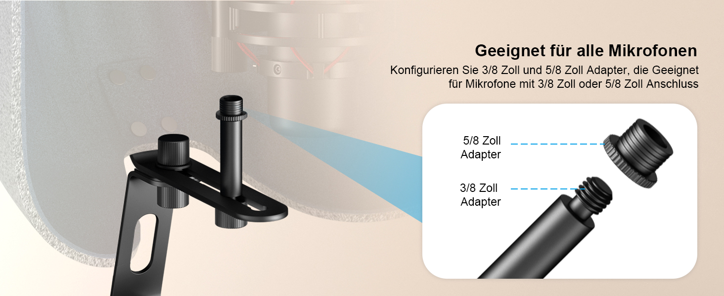 Акустичний ізоляційний екран для мікрофона AOKEO, поп-фільтр та звукопоглинаючий щит, регульований