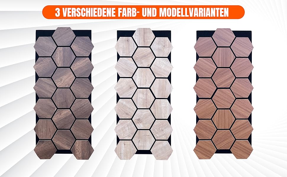 Акустичні настінні панелі AS Country Stone з натурального дерева Тик, 80x65 см, набір 4 шт. — звукоізоляція та декор для офісу та дому