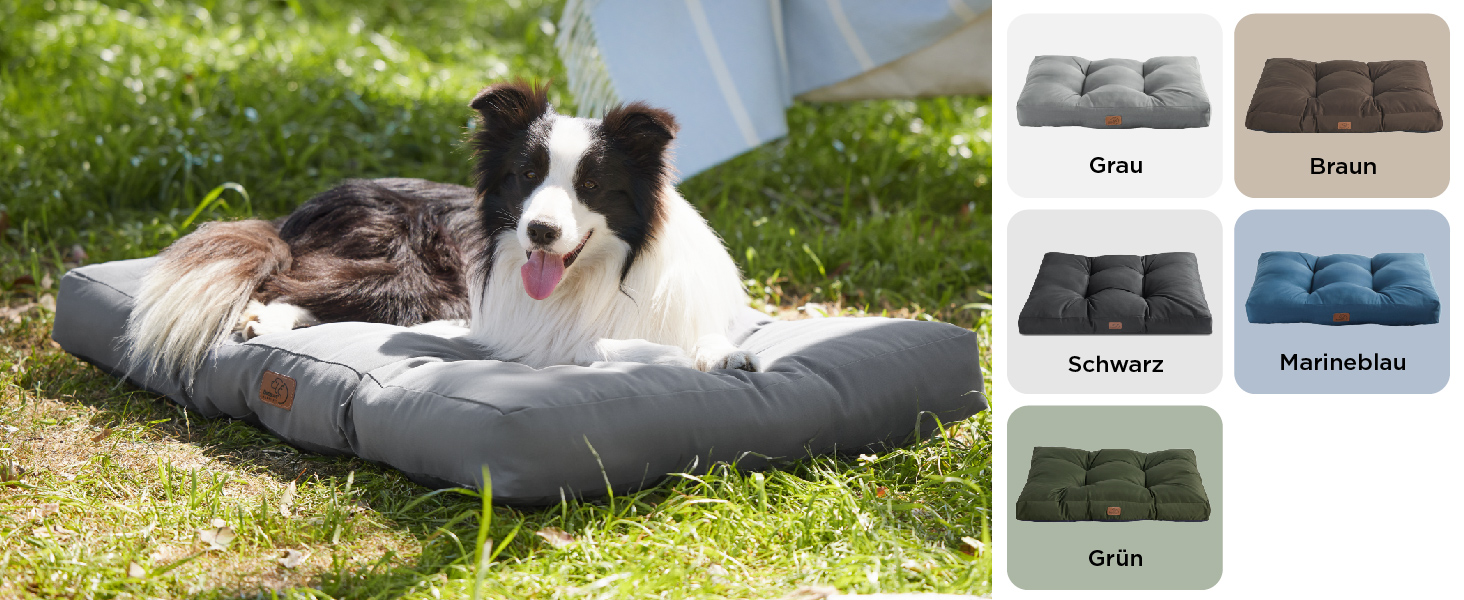 Килимок для собак BEDSURE 76x50 см - м'який, миючий, для маленьких та середніх собак, 10 см заввишки (чорний)