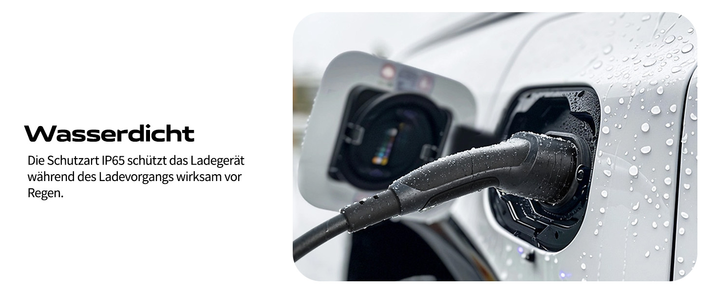 Кабель для зарядки електромобіля Type 2 Schuko 3.68kW, 6-16A, 5M, 1-фазний, з цифровим дисплеєм, IP65, IEC 62196-2 PHEV/EV