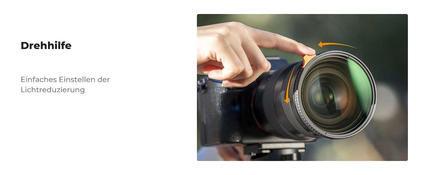 Фільтр K&F Concept Black Mist 1/4 + ND2-ND32 55mm змінний нейтральний фільтр (Nano-Xcel)