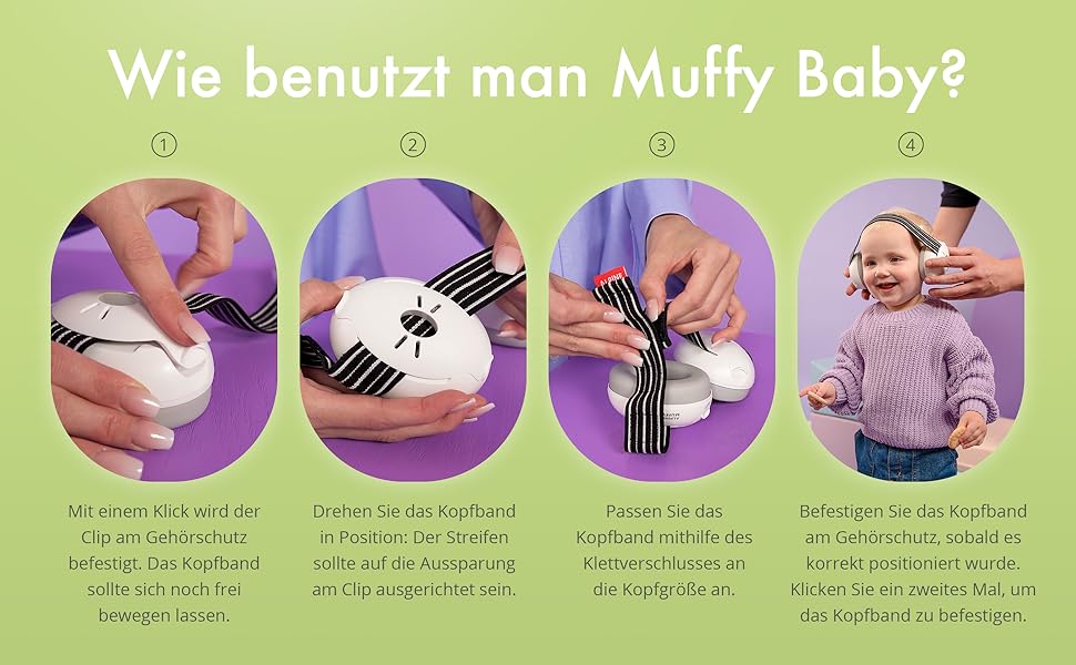 Навушники для захисту слуху Alpine Muffy Baby Klassik - для малюків до 36 місяців, чорний