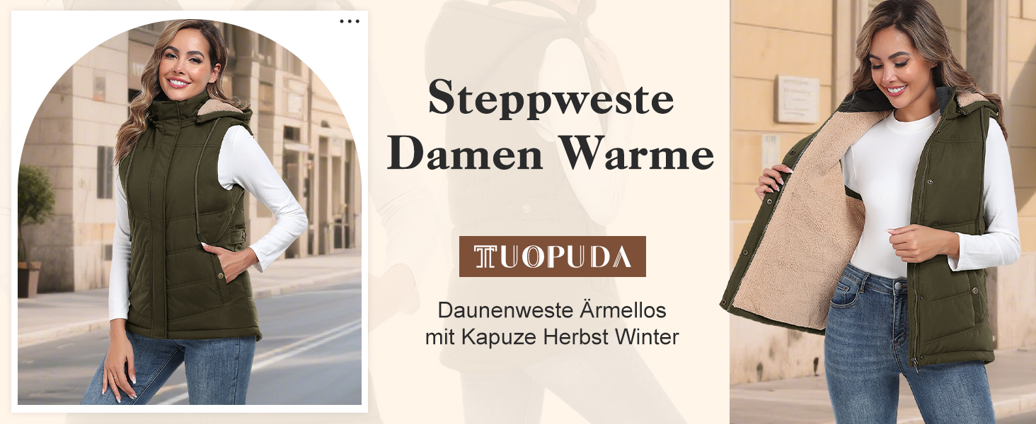 Жіноча жилетка Tuopuda з капюшоном, стеганий фліс, утеплена флісом, тепла зимова куртка без рукавів, термо жилетка, комір-стійка, жилетка з капюшоном, блискавка, осінь/зима, чорний колір, розмір L