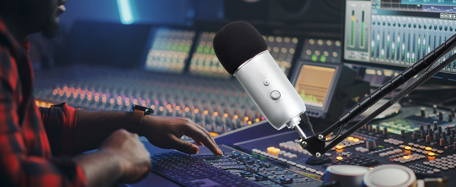 Кріплення для мікрофона Blue Yeti з поп-фільтром: професійний штатив YOUSHARES для Blue Yeti, Yeti Pro, Yeti X