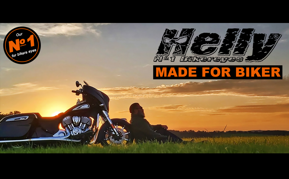 HELLY® No.1 Bikereyes – Мотокросові окуляри, багатофункціональні, захисні, протизапотівальні, вітрозахисні, HLT® пластик, стандарт DIN EN 166, дужки та ремінець, i-stealth