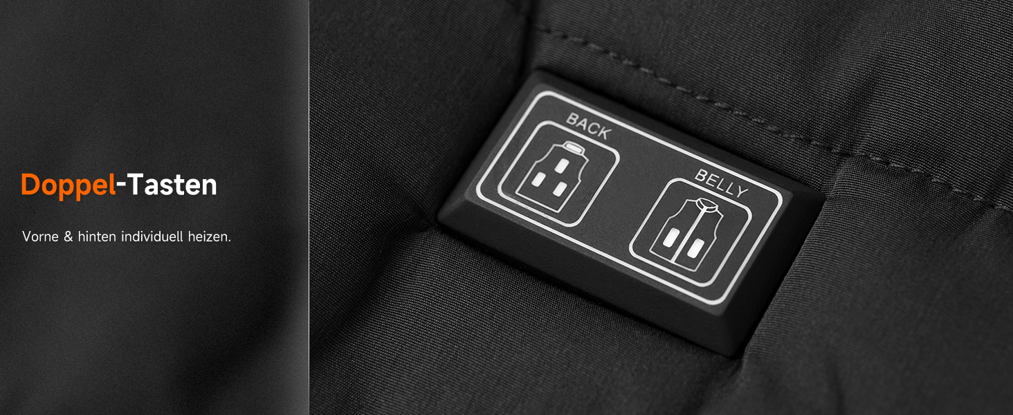 LABCOOL Тепла жилетка з підігрівом - чоловіча та жіноча жилетка з USB-підігрівом та акумулятором 10000mAh - 6-зонний підігрів з 3 рівнями температури - можна прати в пральній машині, чорний L