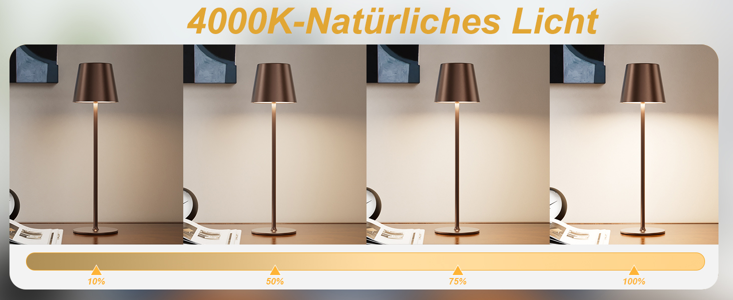 Набір з 2 бездротових настільних світильників LED з акумулятором, диммер сенсорний, 3 режими кольору, USB-C зарядка для спальні, столу, кемпінгу (Чорний)