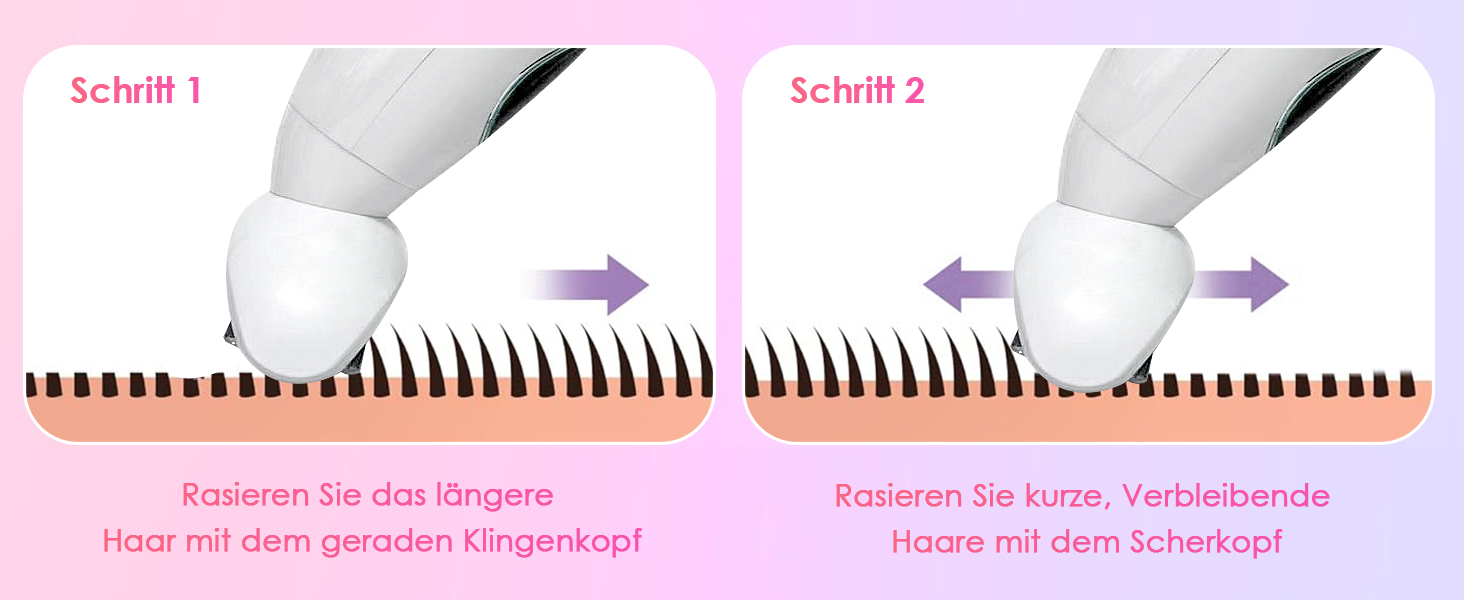 Електричний жіночий епілятор 5-в-1 з 3 насадками для бікіні, обличчя та тіла, водонепроникний (IPX7)
