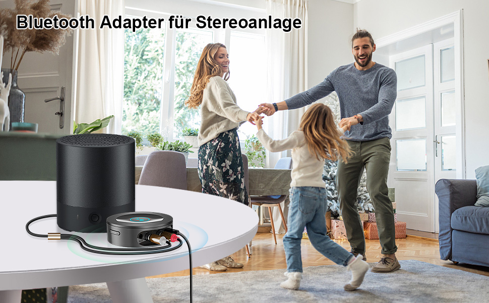 Bluetooth 5.2 адаптер для стереосистеми: AUX, RCA, HiFi, Lossless, низька затримка