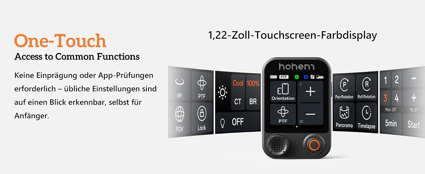 Стабілізатор Hohem iSteady V3 Ultra для смартфона: AI-трекінг, керування жестами, від'ємна рукоятка, екран 2.2'' та штатив, чорний