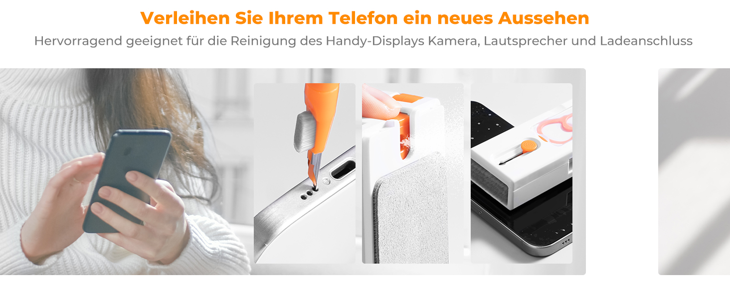 Набір для чищення електроніки K&F Concept 11 в 1: Airpods, клавіатури, ноутбуки, навушники, телефони, камери