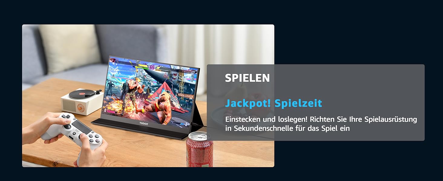 Портативний монітор Yodoit 15.6