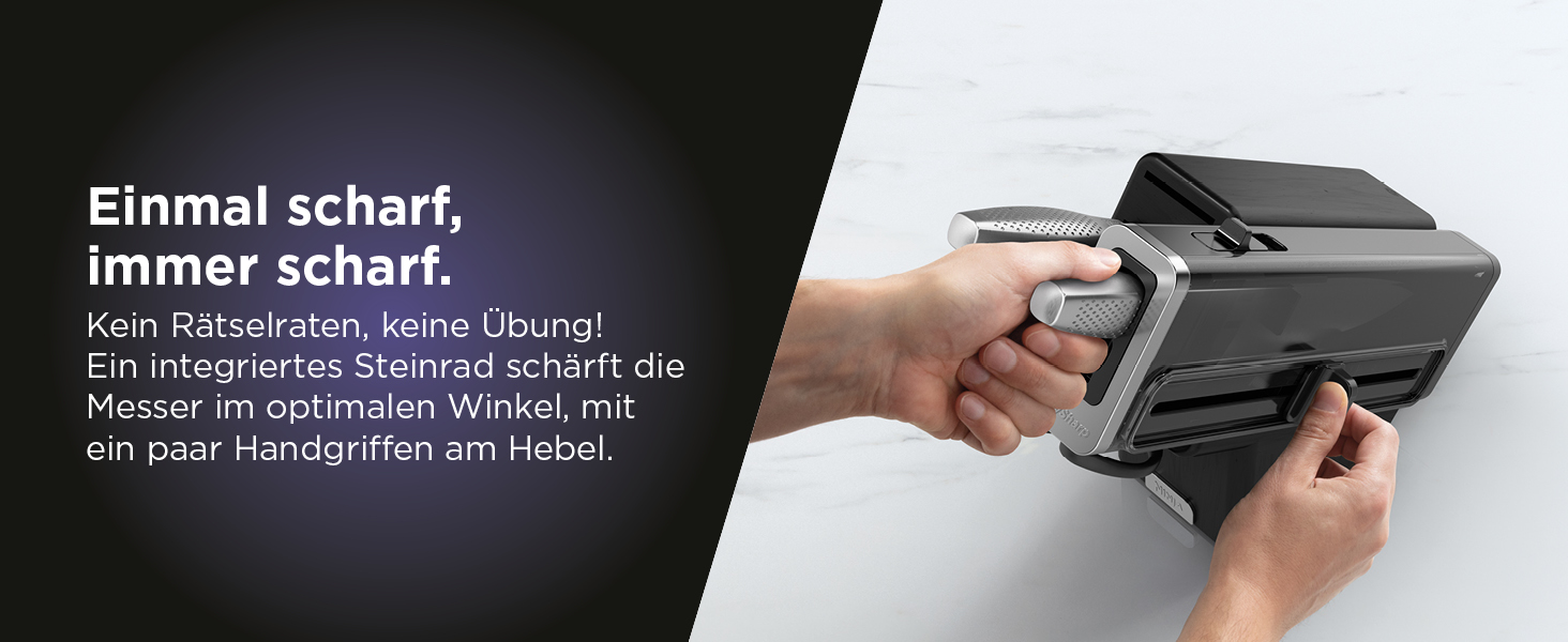 Набір ножів Ninja StaySharp K62006EUUK: 6 предметів з інтегрірувальником, з нержавіючої сталі, антрацит