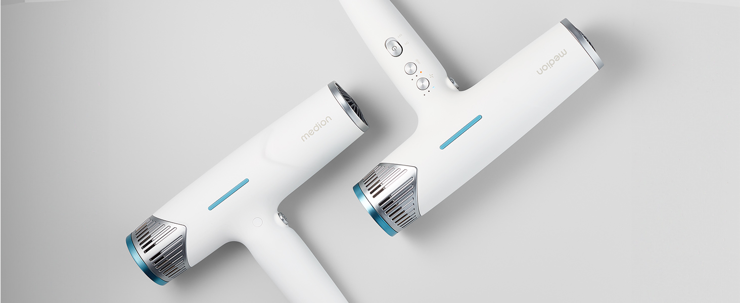 MEDION Haartrockner з іонізацією та дифузором HD2 - 1500 Вт, іонізація, стилізація, тихий BLDC мотор, самоочищення