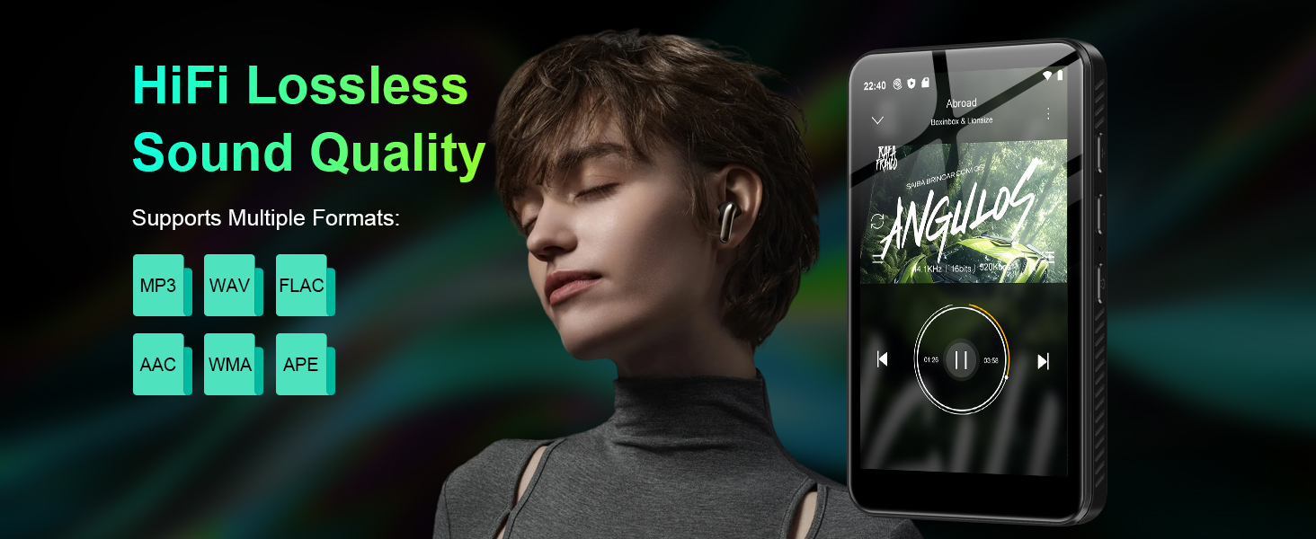 MP3 плеєр SWOFY з Bluetooth та WiFi, 4.0