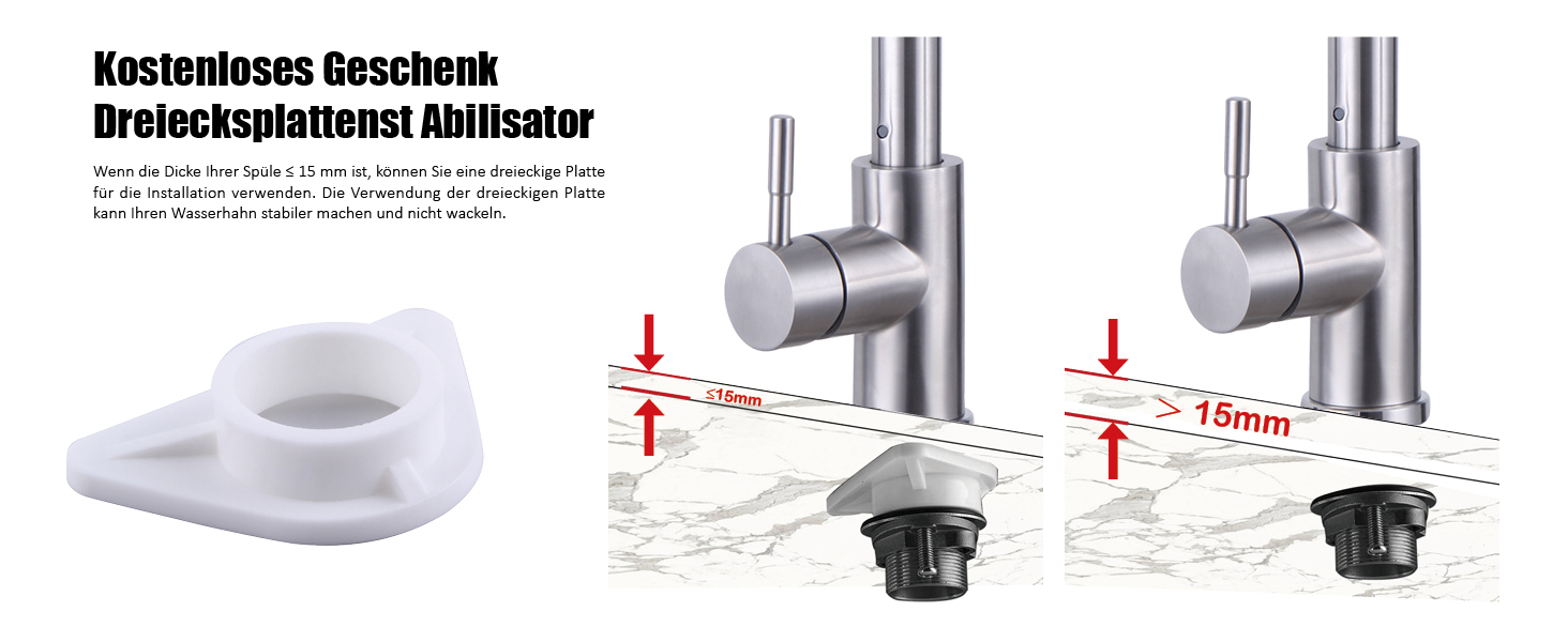 Чорний кухонний змішувач з висувною лійкою, високий поворотний вигин, 2 режими розпилення, нержавіюча сталь, шорстка поверхня