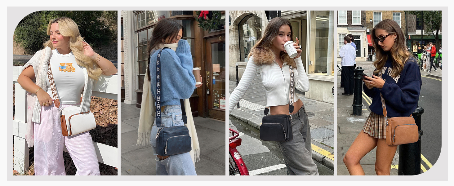 Сумка жіноча через плече MUIIKOLA крос-боді екошкіра жовто-хакі з регульованим ремінцем