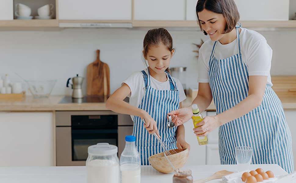Набір мірних ложок з нержавіючої сталі, 6 шт. (1/8 TSP, 1/4 TSP, 1/2 TSP, 1 TSP, 1/2 TBLS, 1 TBLS)