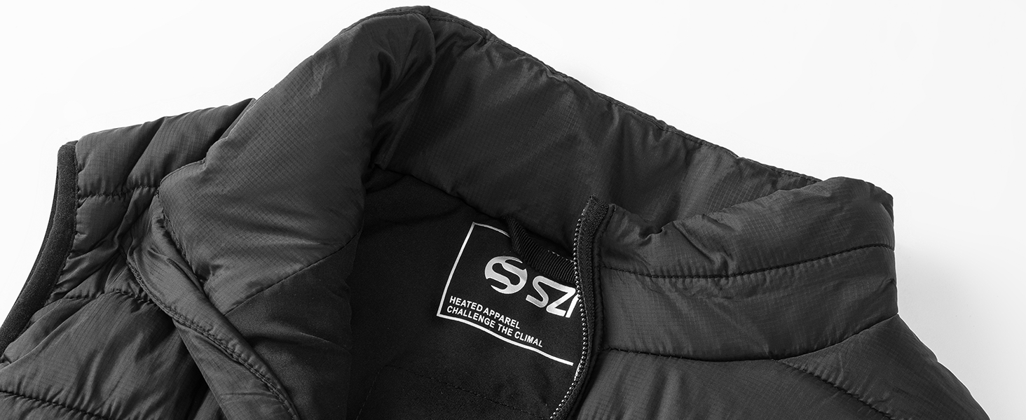 Обогревна жилетка для жінок SZNX з акумулятором – Електрична жилетка з 6 зонами обігріву та 3 рівнями нагріву – Тепла жилетка для зими, активного відпочинку, повсякденного носіння та офісу